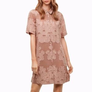 Sz XS Aritzia Wilfred Hemistiche Shirt Dress